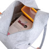 Felt Travel Bags BlackFelt Travel Bags Open